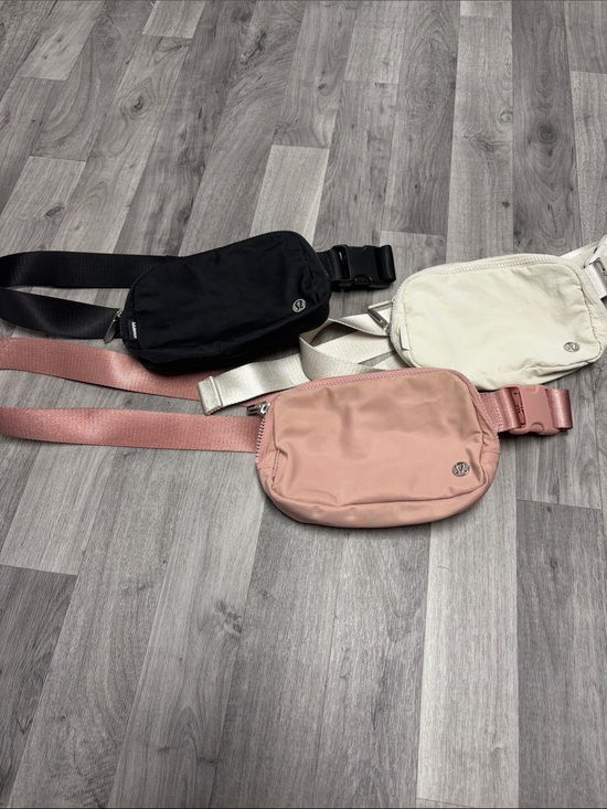 lululemon athletica Handbags - lululemon athletica Crossbody Belt Bags - Pink, Black, Cream (read description)
